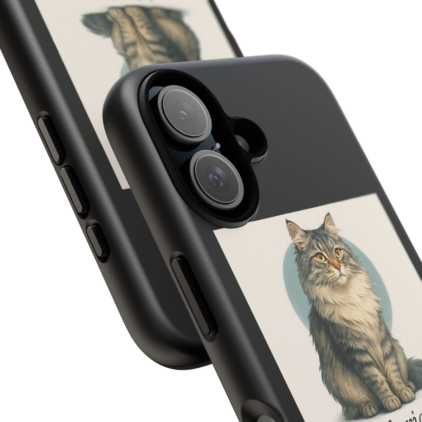Siberian Cat Phone Case, Tough Textured Protector for Cat Lovers, Unique Gift for Pet Owners, Cute Animal Design, Perfect for Holidays