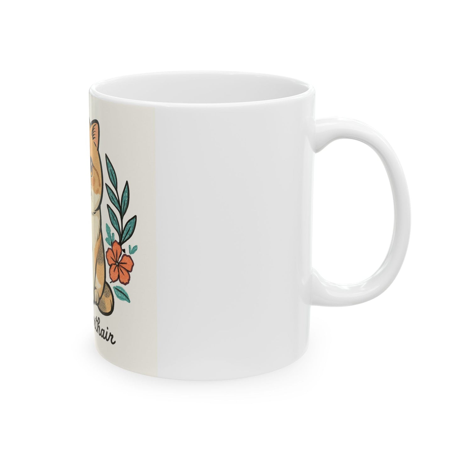 Exotic Shorthair Cat Mug | Cute Ceramic Coffee Cup | Pet Lover Gift | Cat Mom Mug | Unique Animal Lover's Present, 11oz, 15oz