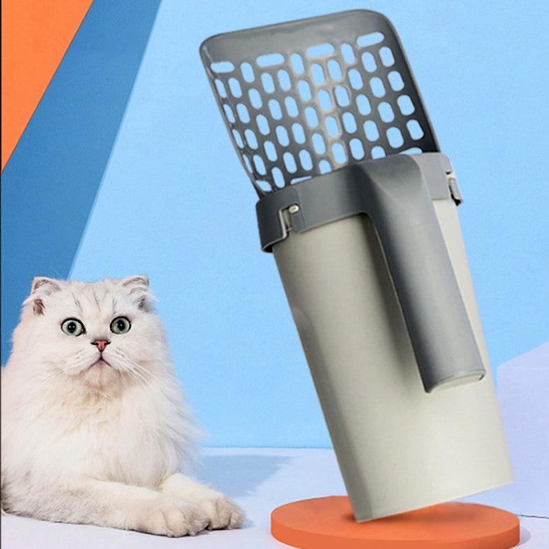 Convenient Cat Litter Storage Box With Built-In Shovel
