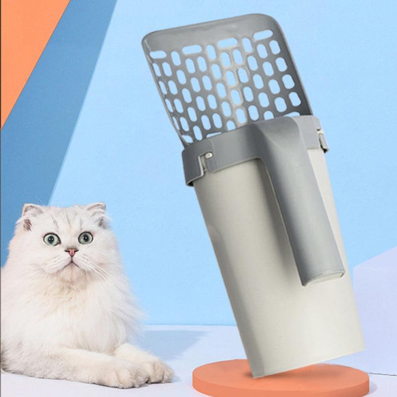 Convenient Cat Litter Storage Box With Built-In Shovel