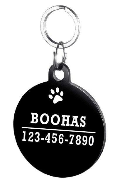 Custom Engraved Stainless Steel Pet Id Tag