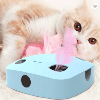 Electric Feather Cat Stick: Interactive Fun For Your Feline Friend