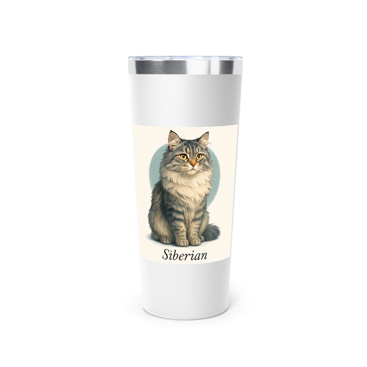 Siberian Cat Copper Insulated Tumbler, 22oz - Perfect Gift, Travel Mug, [...]