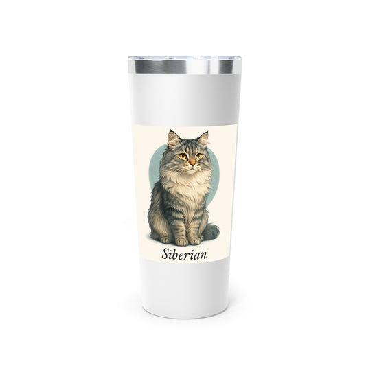 Siberian Cat Copper Insulated Tumbler, 22oz - Perfect Gift, Travel Mug, [...]