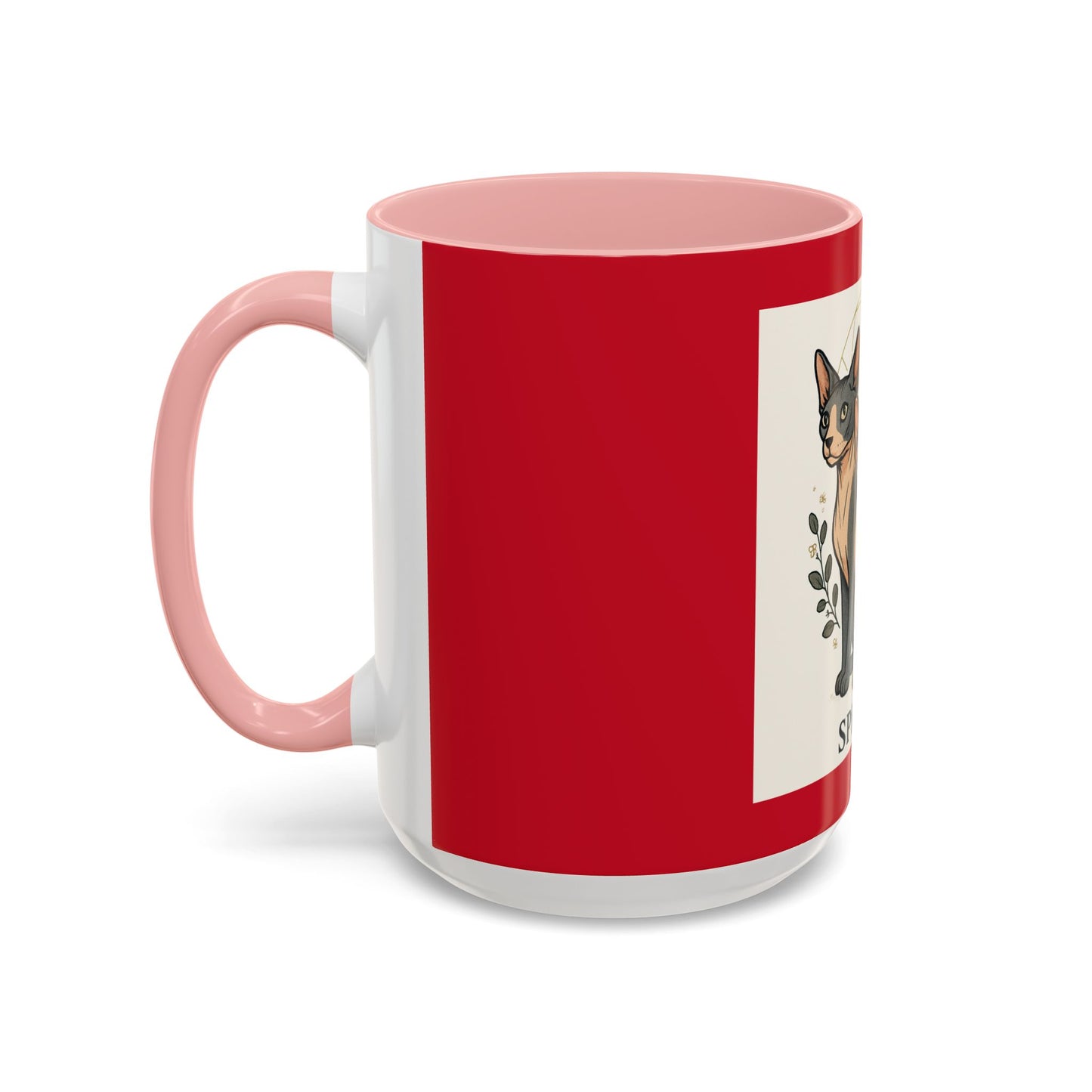 Sphynx Cat Accent Coffee Mug | Cat Lover Gift, Unique Kitchen Decor, Sphynx Breed Mug, Animal Lover Coffee Cup, Pet Owner Present