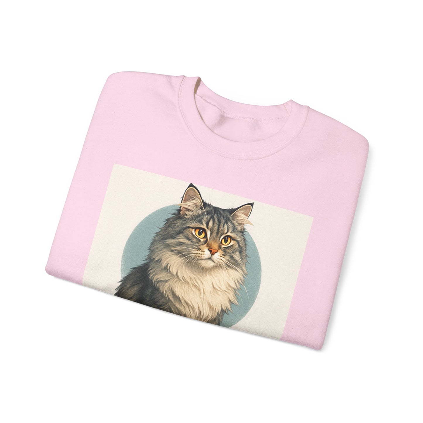 Siberian Cat Sweatshirt, Cozy Crewneck, Pet Lover Gift, Cat Apparel, Animal Lover Sweatshirt, Fall/Winter Fashion