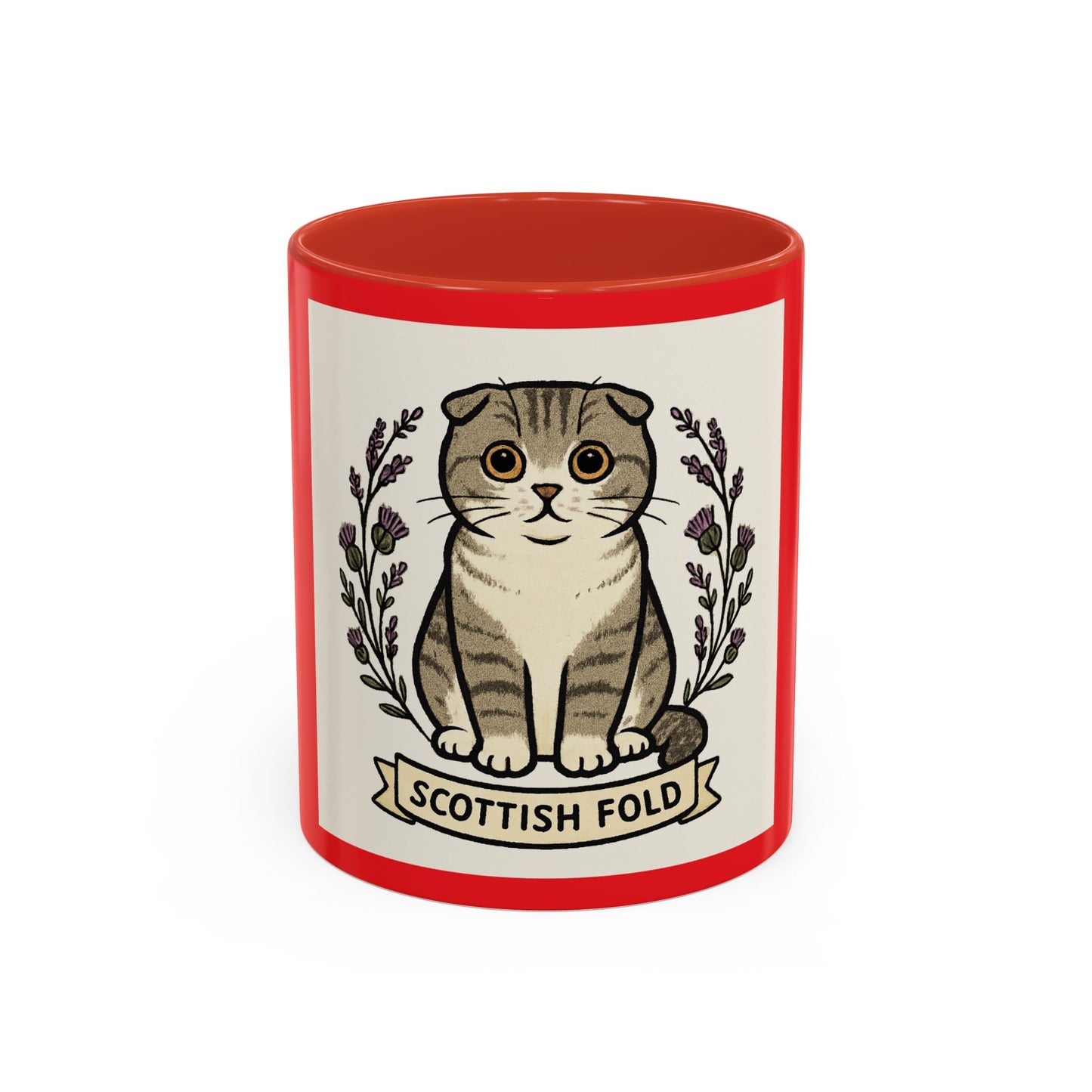 Scottish Fold Cat Mug - Cute Pet Lover Gift, Coffee Cup for Animal Lovers, Cat Mom/Dad Present, Personalized Kitchen Decor, Fun Cat [...]
