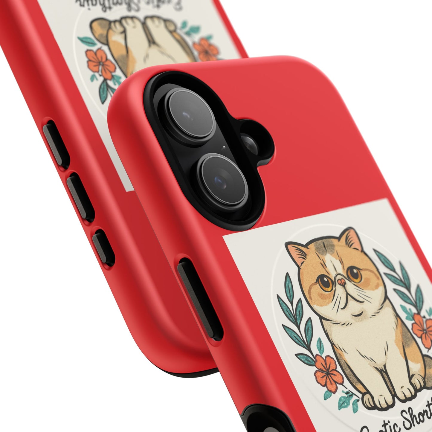 Exotic Shorthair Cat Phone Case, Cute Phone Cover for Cat Lovers, Tough Magnetic Cases, Pet Gifts, Unique Animal Accessories