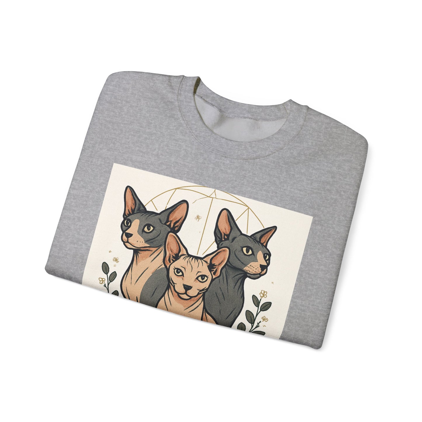 Sphynx Cat Crewneck Sweatshirt, Cozy Animal Lover Gift, Unisex Sweatshirt, Perfect for Cat Enthusiasts, Cute Pet Apparel, Housewarming [...]