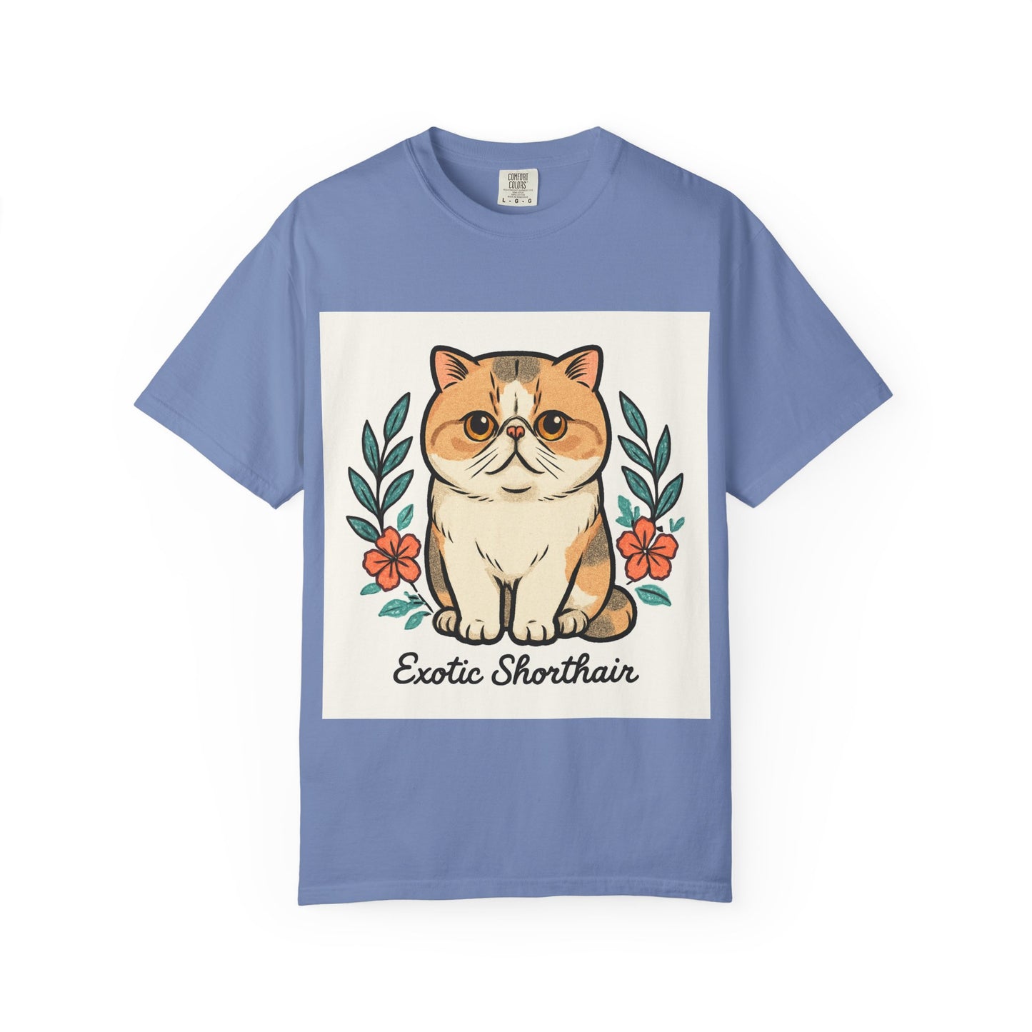 Exotic Shorthair Cat T-Shirt, Cute Cat Lover Gift, Vintage Style Tee, Animal Lover Apparel, Gift for Pet Owners, Birthday Gift