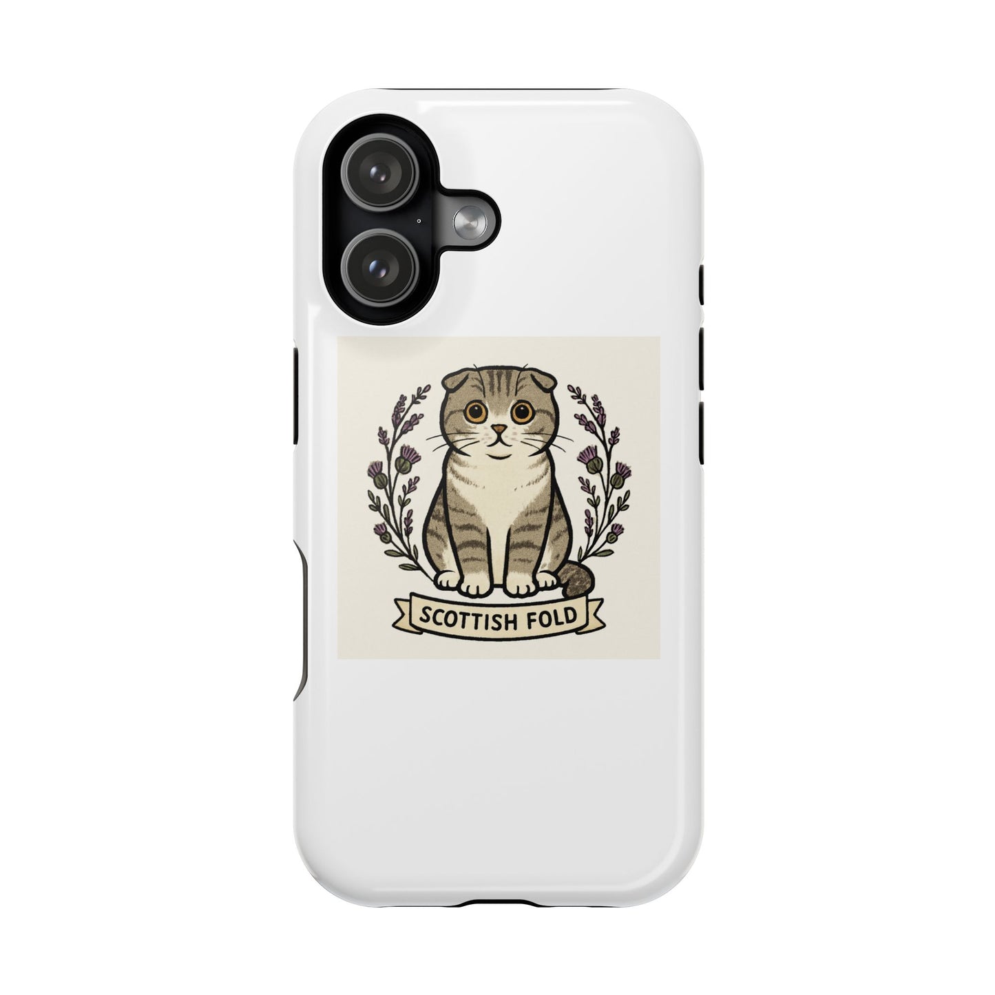 Cute Cat Magnetic Phone Case | Scottish Fold Design, Gift for Cat Lovers, Impact-Resistant Phone Accessories, Pet Owner Gift, Fun [...]