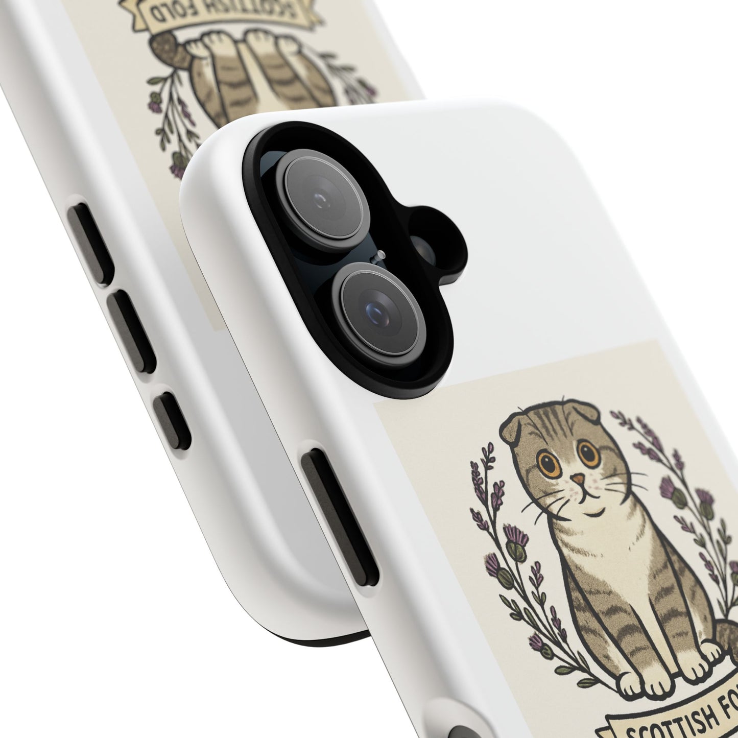Scottish Fold Cat Phone Case, Cute Pet Lover Gift, Tough Protection, Animal Phone Cover, Cat Parent Accessory, Birthday Gift