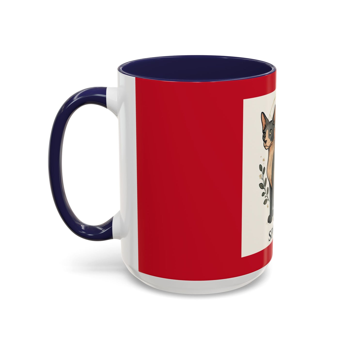 Sphynx Cat Accent Coffee Mug | Cat Lover Gift, Unique Kitchen Decor, Sphynx Breed Mug, Animal Lover Coffee Cup, Pet Owner Present