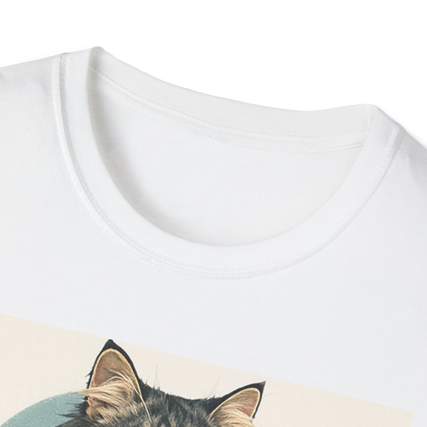Siberian Cat Art Unisex T-Shirt, Cat Lover Gift, Pet Owner Tee, Cute Cat Shirt, Feline Art Apparel