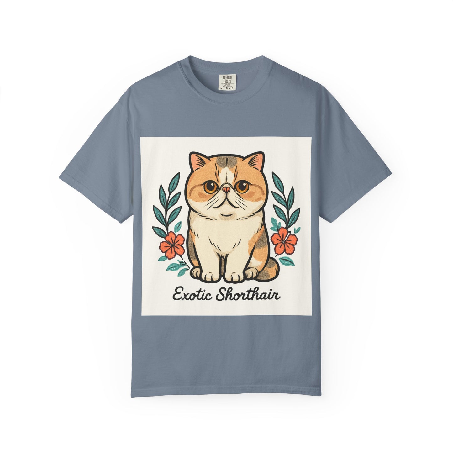 Exotic Shorthair Cat T-Shirt, Cute Cat Lover Gift, Vintage Style Tee, Animal Lover Apparel, Gift for Pet Owners, Birthday Gift