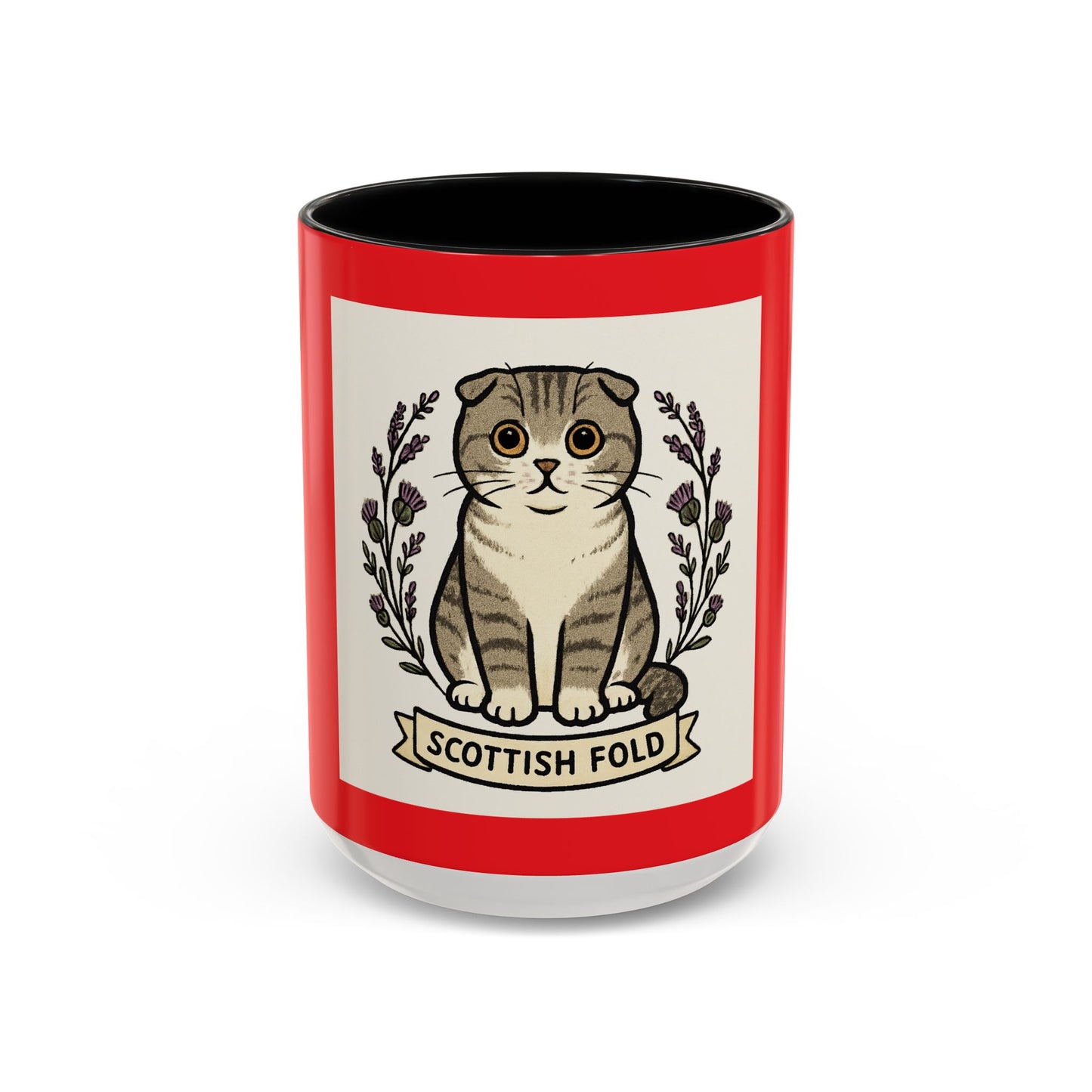Scottish Fold Cat Mug - Cute Pet Lover Gift, Coffee Cup for Animal Lovers, Cat Mom/Dad Present, Personalized Kitchen Decor, Fun Cat [...]