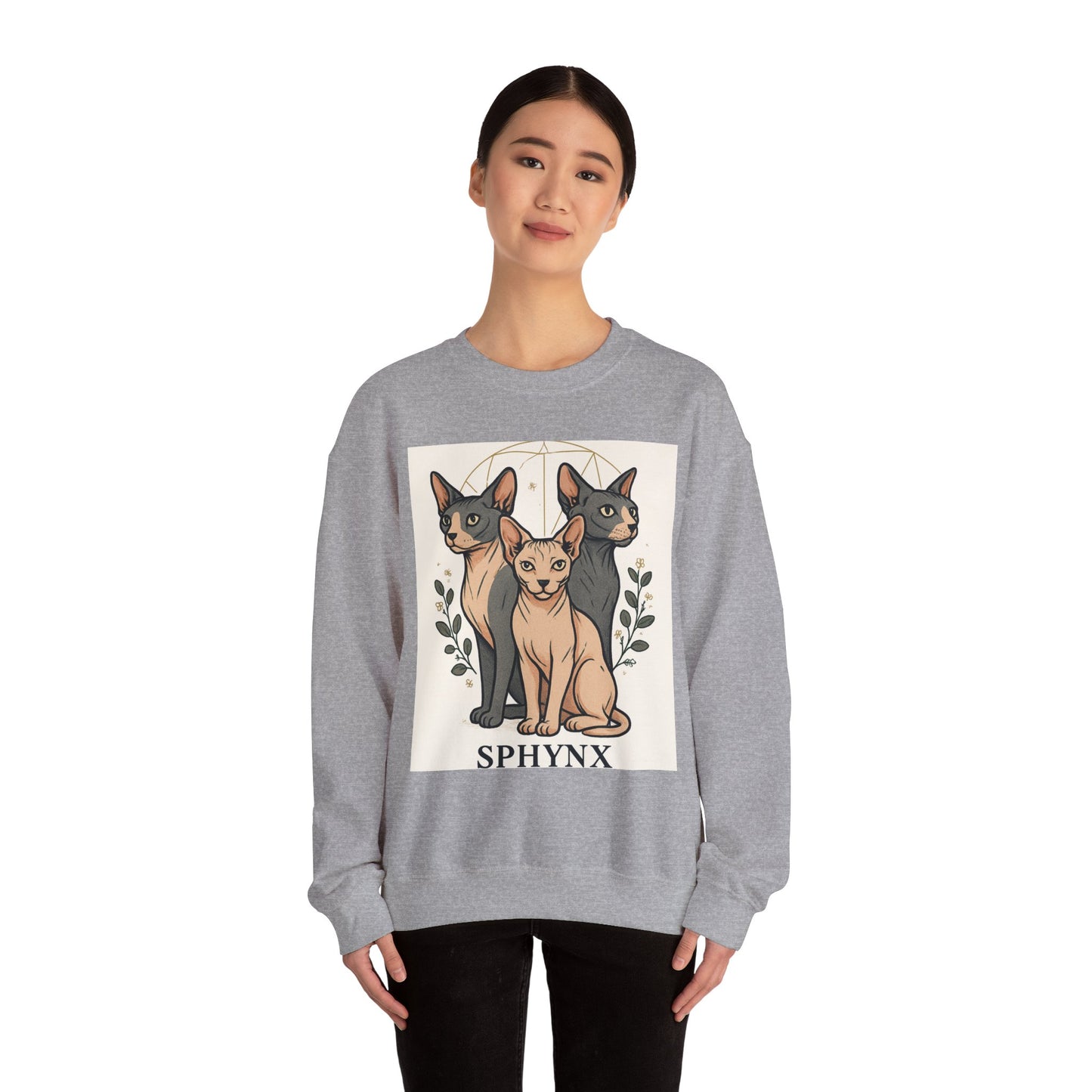 Sphynx Cat Crewneck Sweatshirt, Cozy Animal Lover Gift, Unisex Sweatshirt, Perfect for Cat Enthusiasts, Cute Pet Apparel, Housewarming [...]