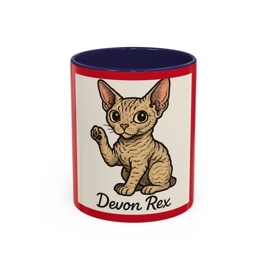 Whimsical Cat Mug – Accent Coffee Mug | Perfect Gift for Cat Lovers, Pet Owners, Animal Aficionados, Birthdays, Holidays