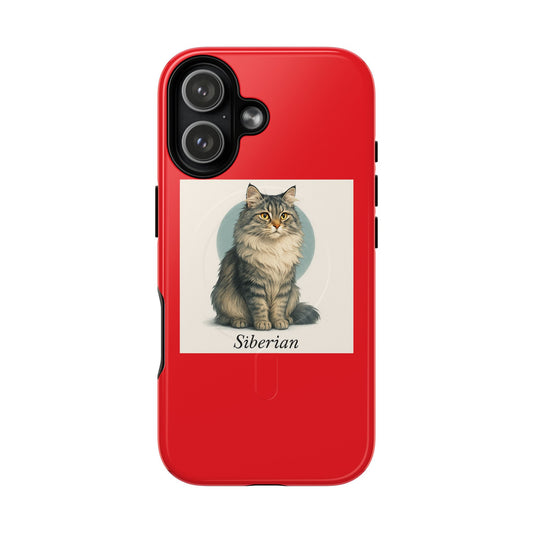 Siberian Cat Tough Magnetic Phone Case, Cat Lover Gift, Pet Lover Accessories, Custom Mobile Cover, Durable Phone Protection, Unique [...]