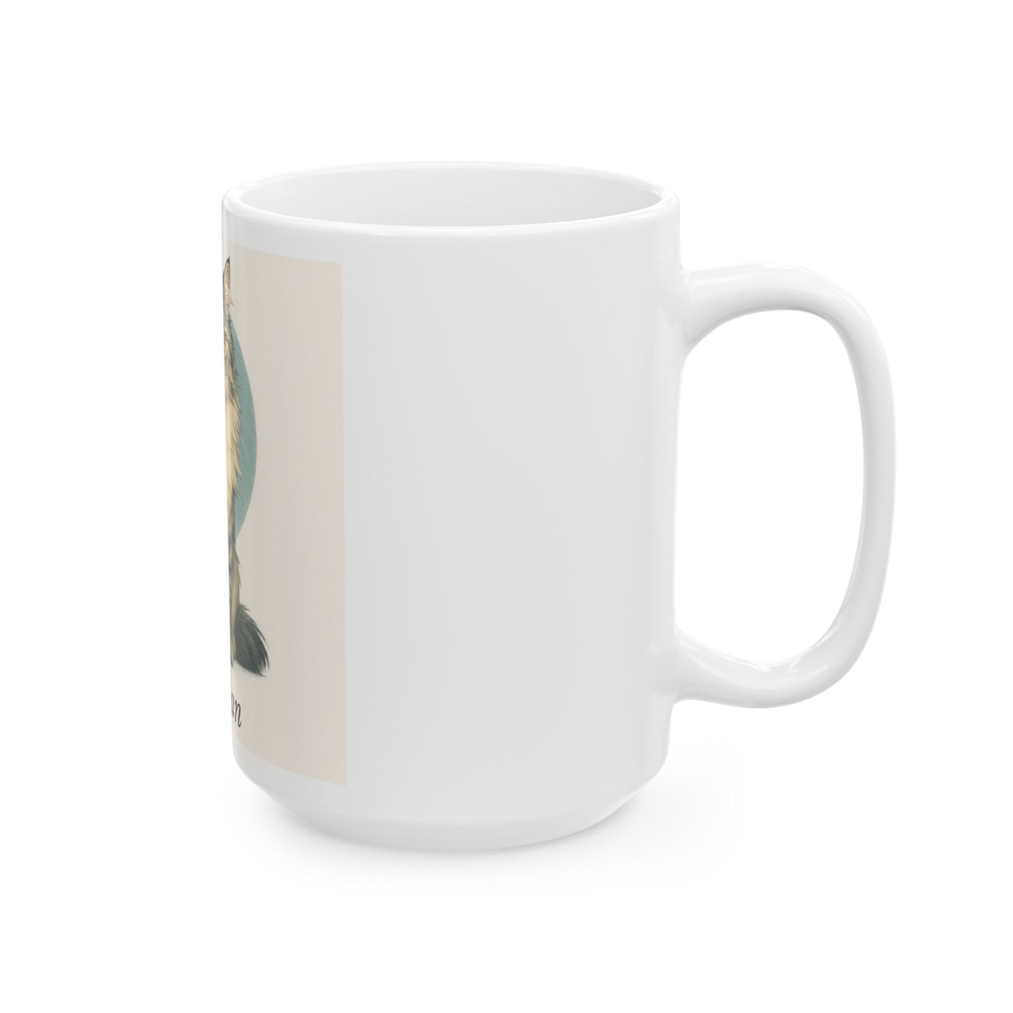 Siberian Cat Ceramic Mug | Cat Lover Gift, Morning Coffee Cup, Cute Pet Mug, 11oz or 15oz, Feline Friendship