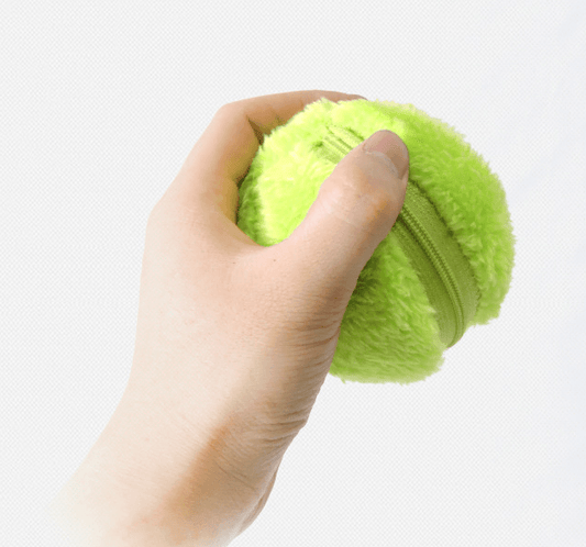 Interactive Plush Pet Toy Ball With Electric Motion
