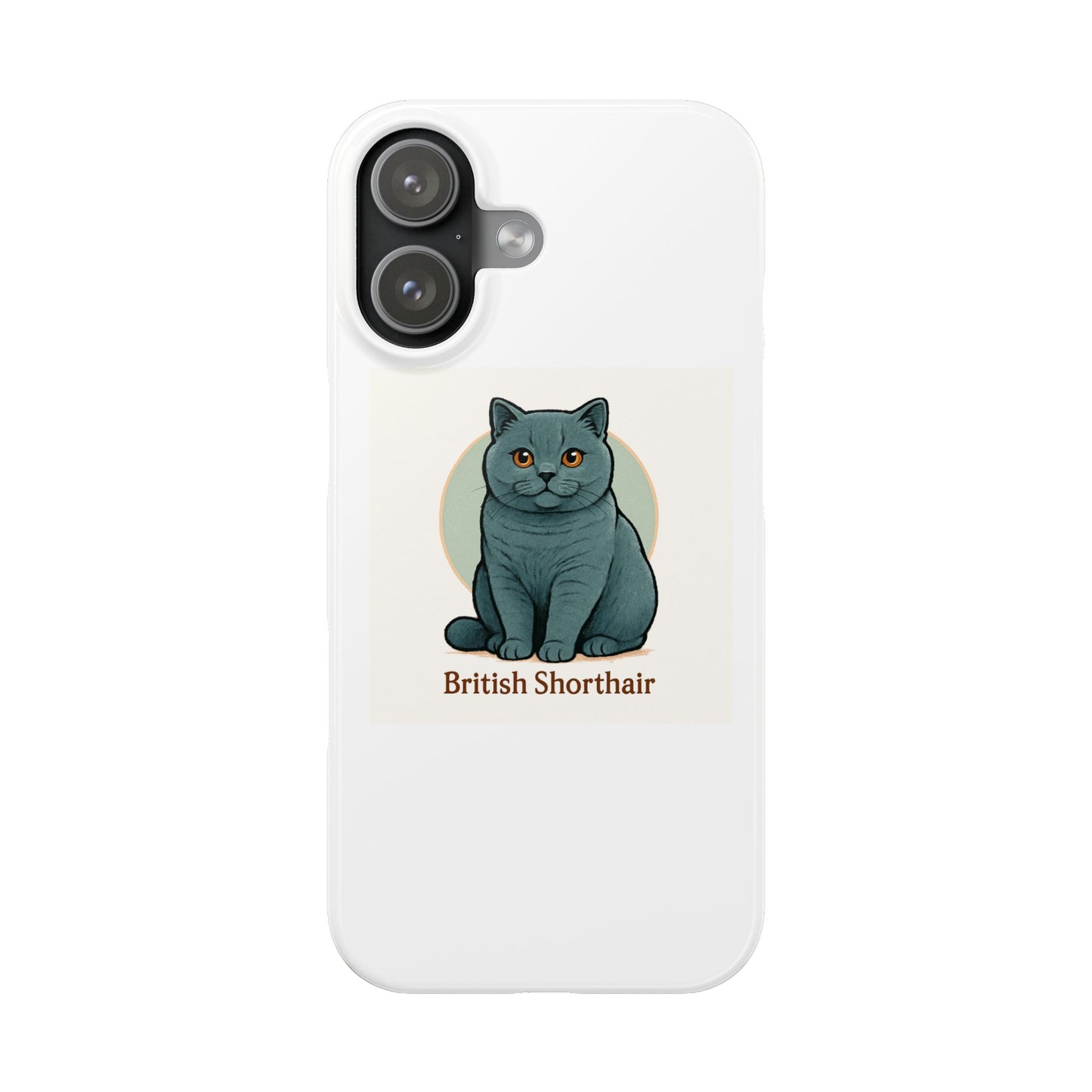 Cute British Shorthair Cat Phone Case | Slim Phone Cover for Cat Lovers, Pet Gifts, Animal Lover Accessories, Cute Cat Decor, Unique [...]