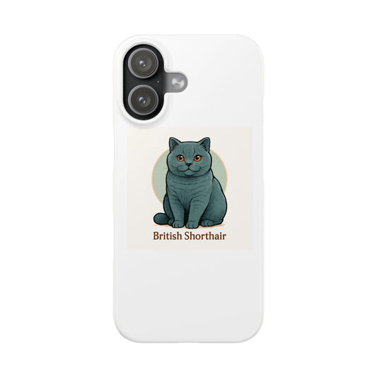 Cute British Shorthair Cat Phone Case | Slim Phone Cover for Cat Lovers, Pet Gifts, Animal Lover Accessories, Cute Cat Decor, Unique [...]