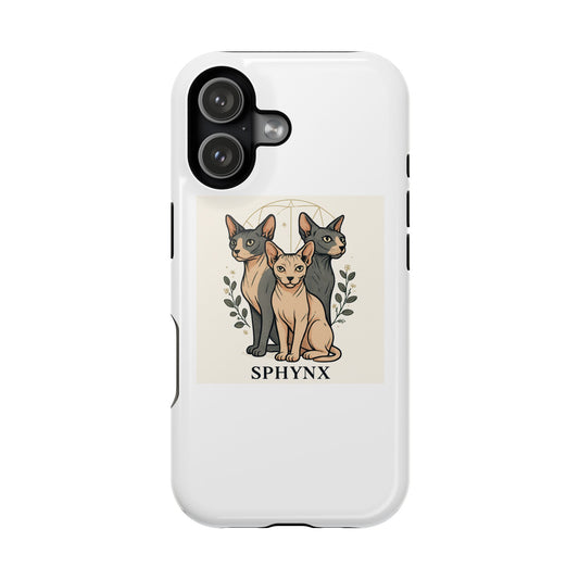 Sphynx Cat Phone Case, Impact-Resistant, Unique Cat Lover Gift, Stylish Protection, Perfect for Pet Owners, Animal Lover Accessories