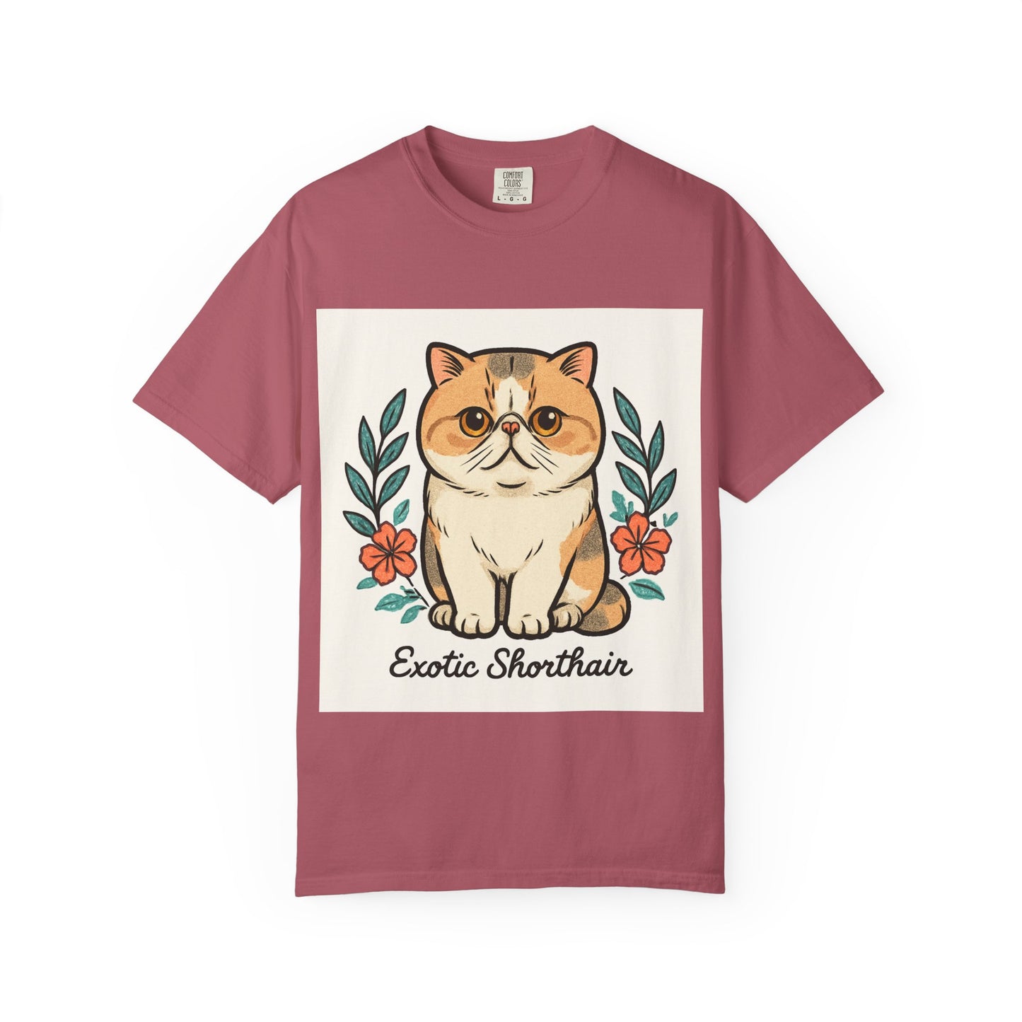 Exotic Shorthair Cat T-Shirt, Cute Cat Lover Gift, Vintage Style Tee, Animal Lover Apparel, Gift for Pet Owners, Birthday Gift