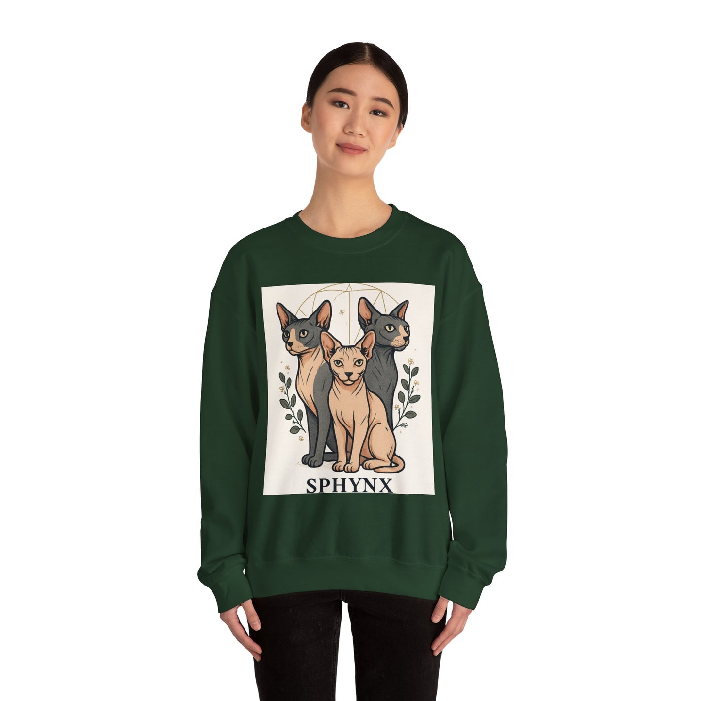 Sphynx Cat Crewneck Sweatshirt, Cozy Animal Lover Gift, Unisex Sweatshirt, Perfect for Cat Enthusiasts, Cute Pet Apparel, Housewarming [...]