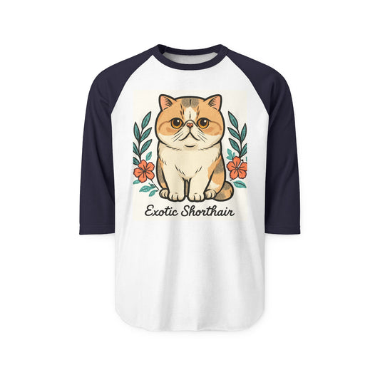 Unisex Three-Quarter Sleeve Raglan Shirt