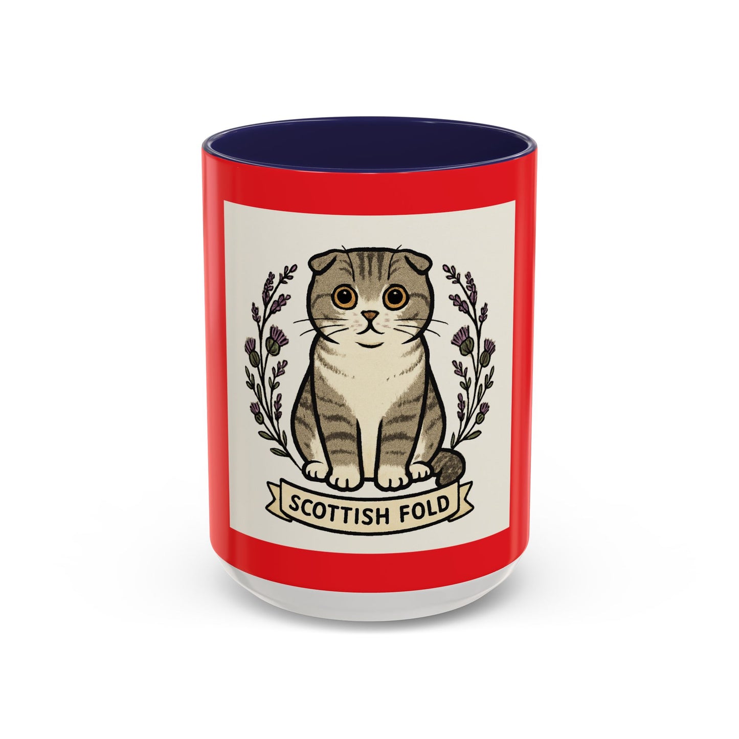 Scottish Fold Cat Mug - Cute Pet Lover Gift, Coffee Cup for Animal Lovers, Cat Mom/Dad Present, Personalized Kitchen Decor, Fun Cat [...]