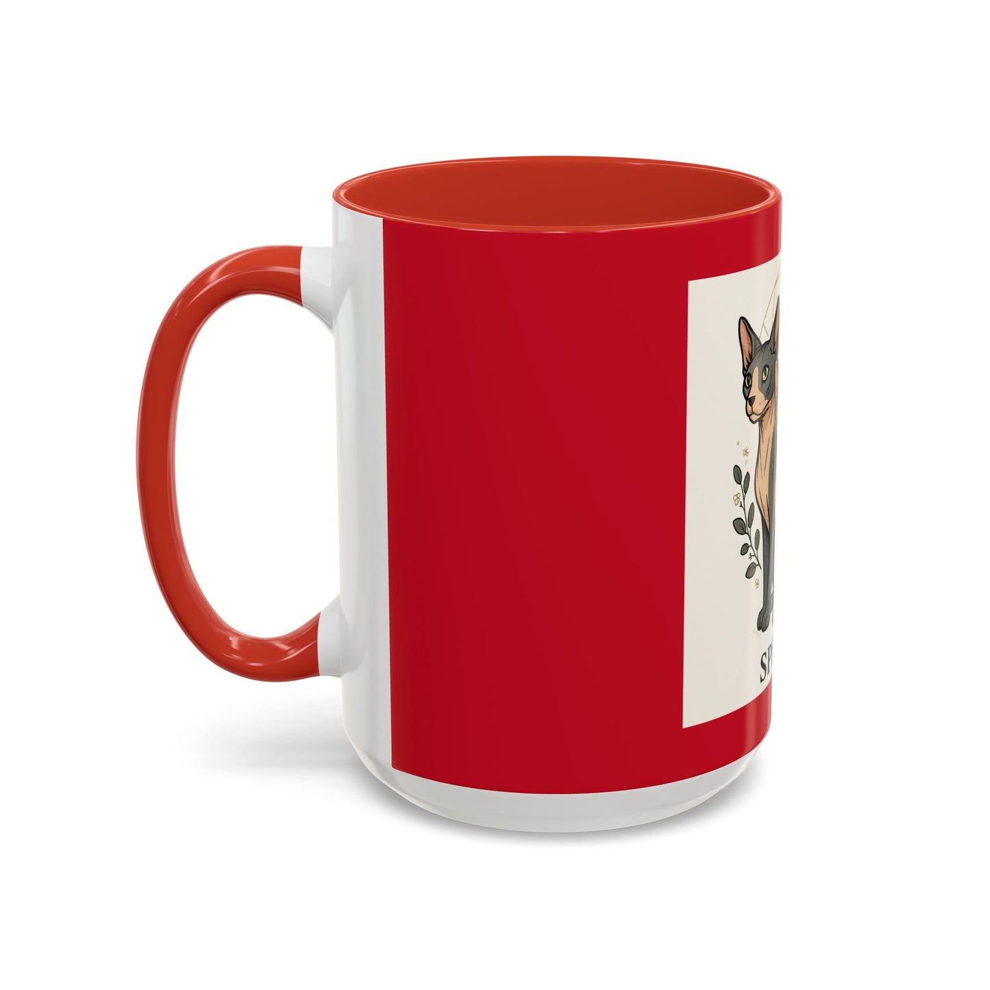 Sphynx Cat Accent Coffee Mug | Cat Lover Gift, Unique Kitchen Decor, Sphynx Breed Mug, Animal Lover Coffee Cup, Pet Owner Present