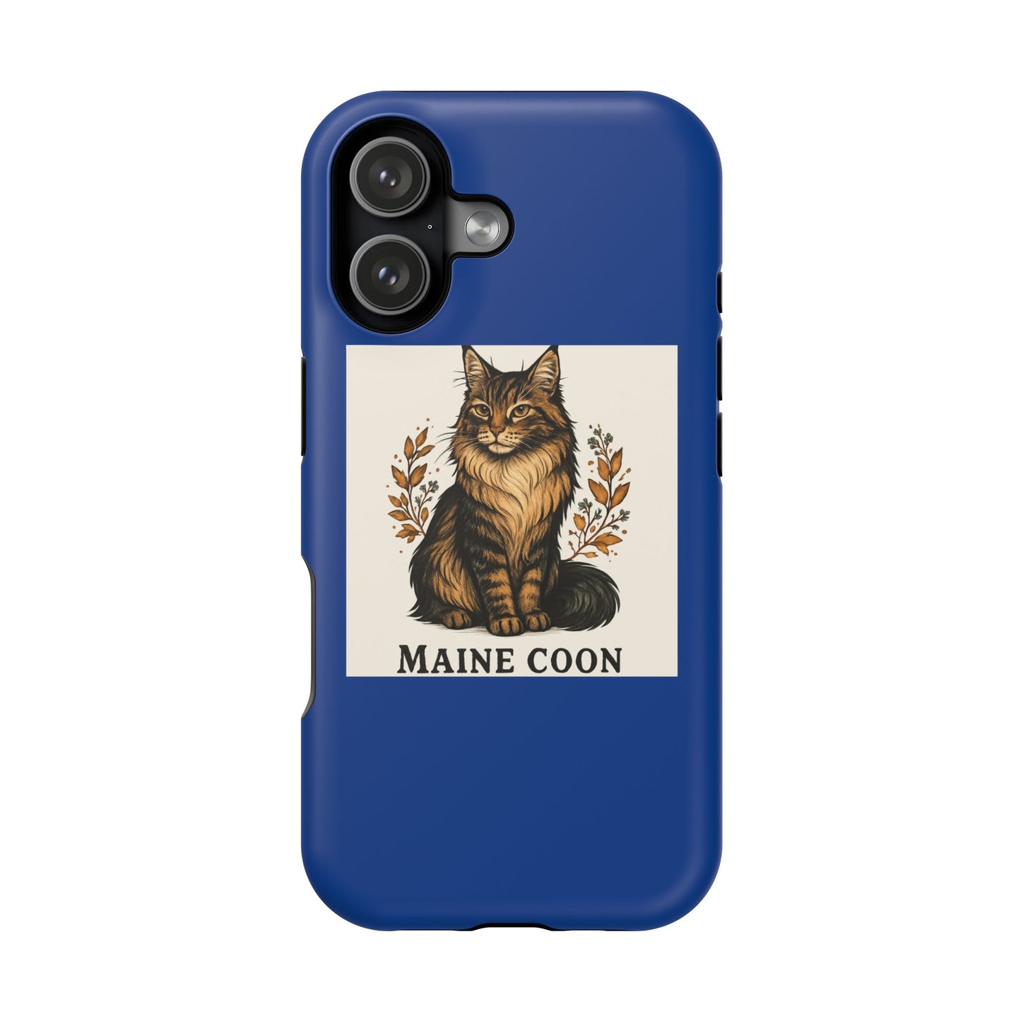 Maine Coon Magnetic Phone Case, Durable Cat Lover Gift, Cute Pet Accessory, Impact-Resistant Case for Animal Enthusiasts, Phone Protector