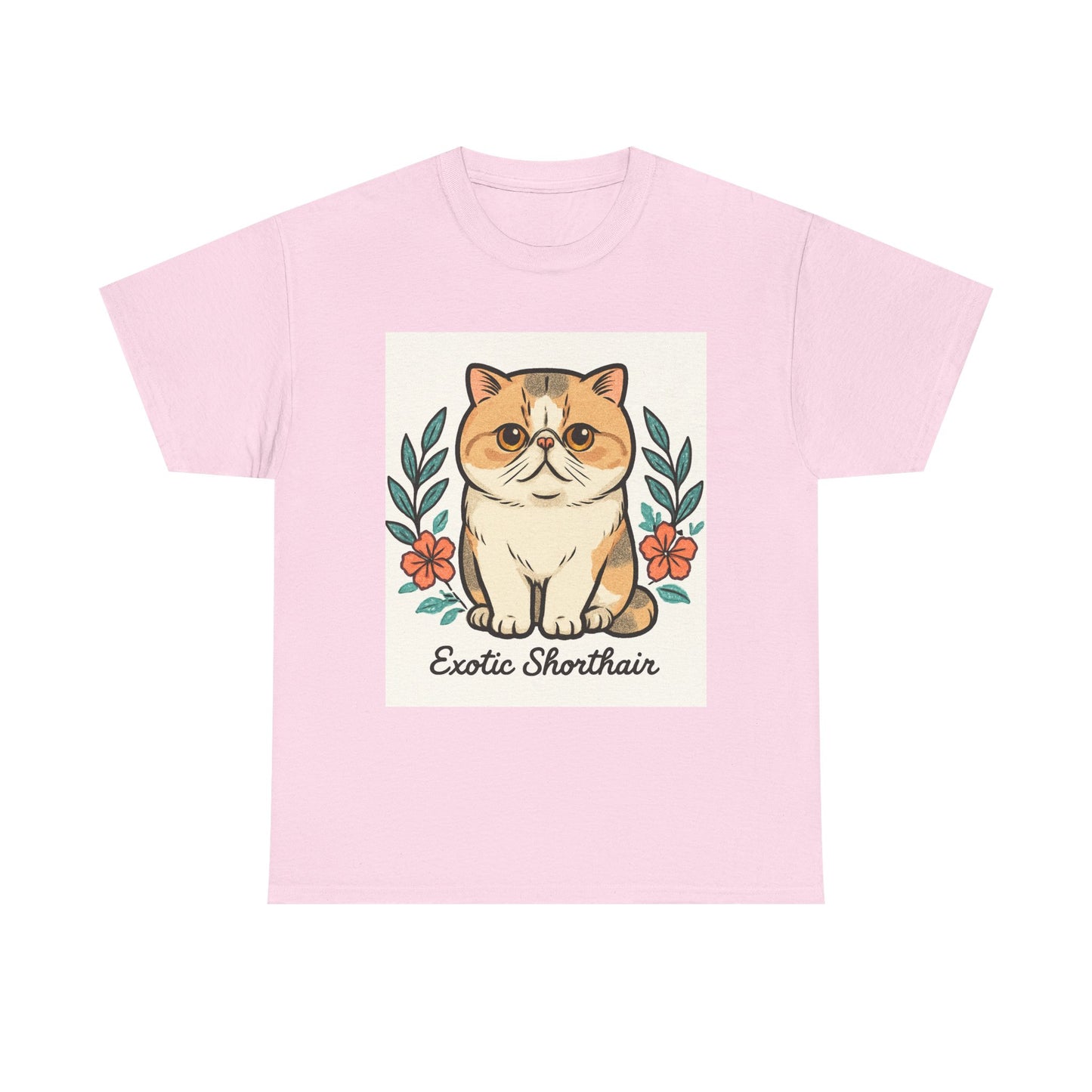 Exotic Shorthair Cat Tee - Cute Cat Lover T-Shirt, Gift for Cat Owners, Animal Lover Gift, Pet Themed Shirt, Casual Wear