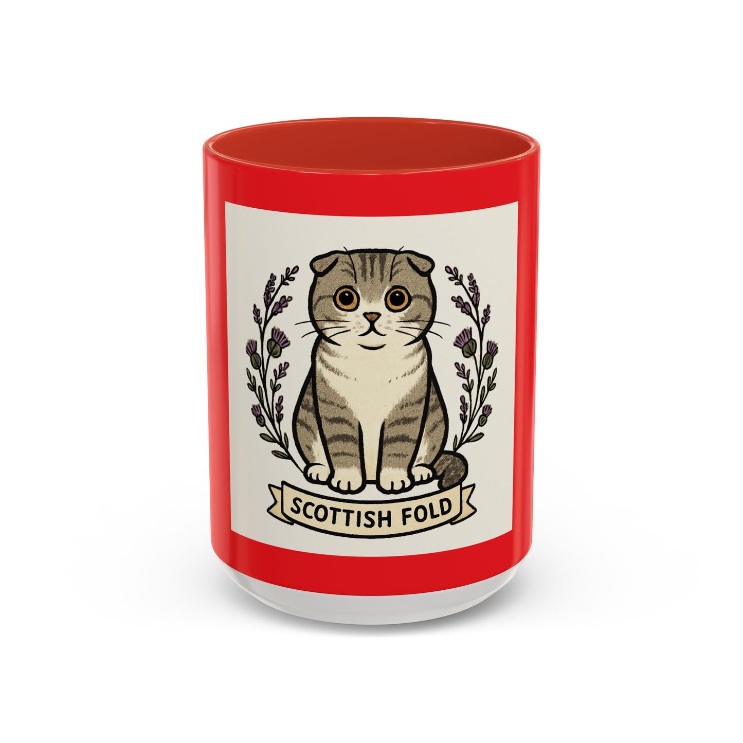 Scottish Fold Cat Mug - Cute Pet Lover Gift, Coffee Cup for Animal Lovers, Cat Mom/Dad Present, Personalized Kitchen Decor, Fun Cat [...]