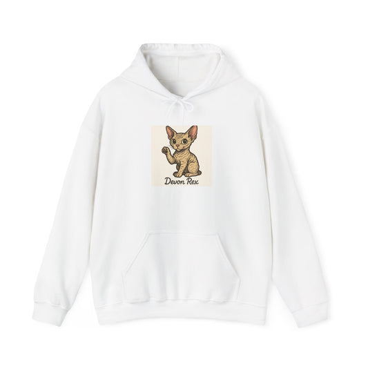 Cute Animal Illustration Hoodie | Unisex Heavy Blend Sweatshirt | Cozy Gift for Dog Lovers, Animal Lovers, Birthday, Casual Wear