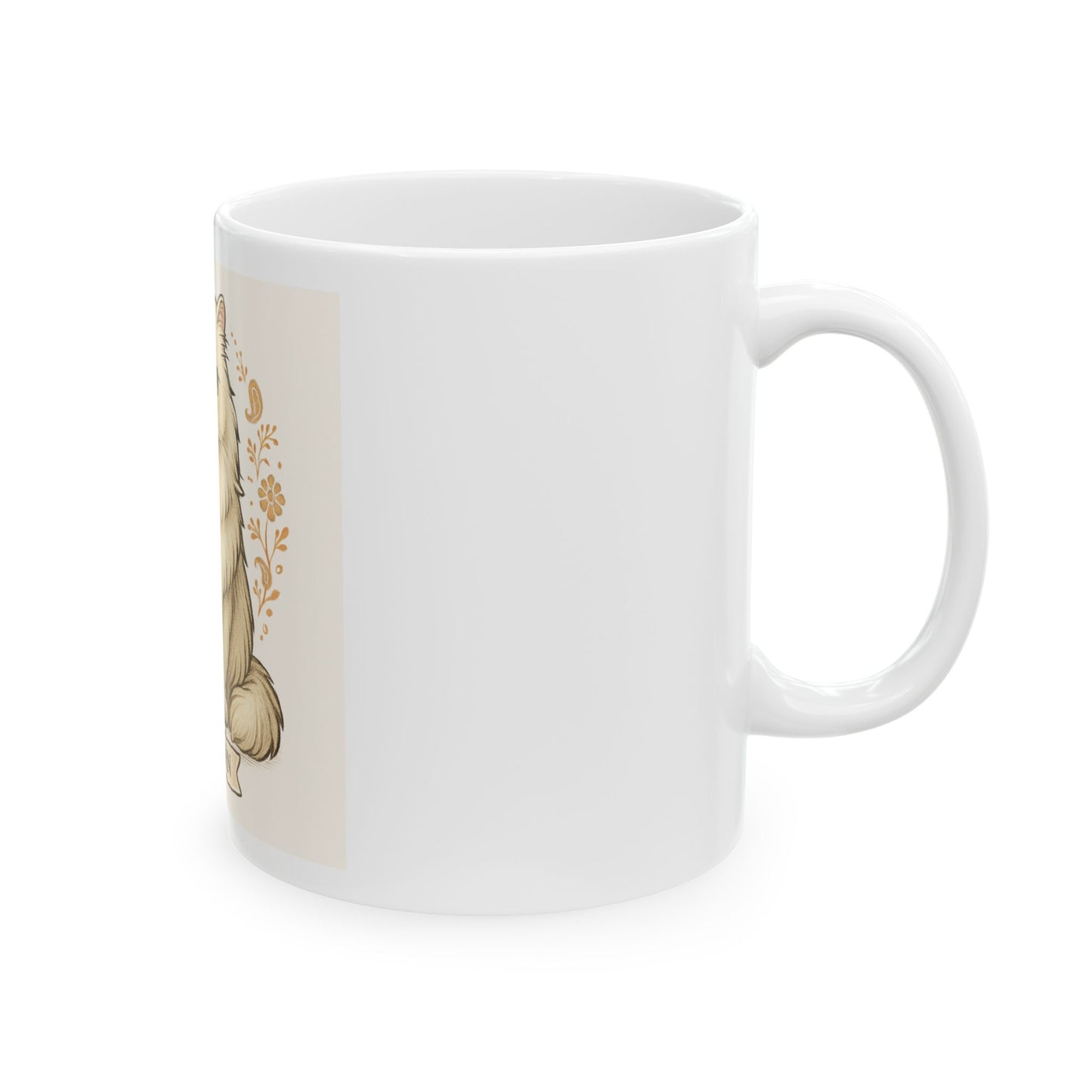 Persian Cat Ceramic Mug - Cute Cat Lover Gift, Coffee Cup for Pet Owners, Animal Lover's Kitchen Decor, Cute Cat Mug
