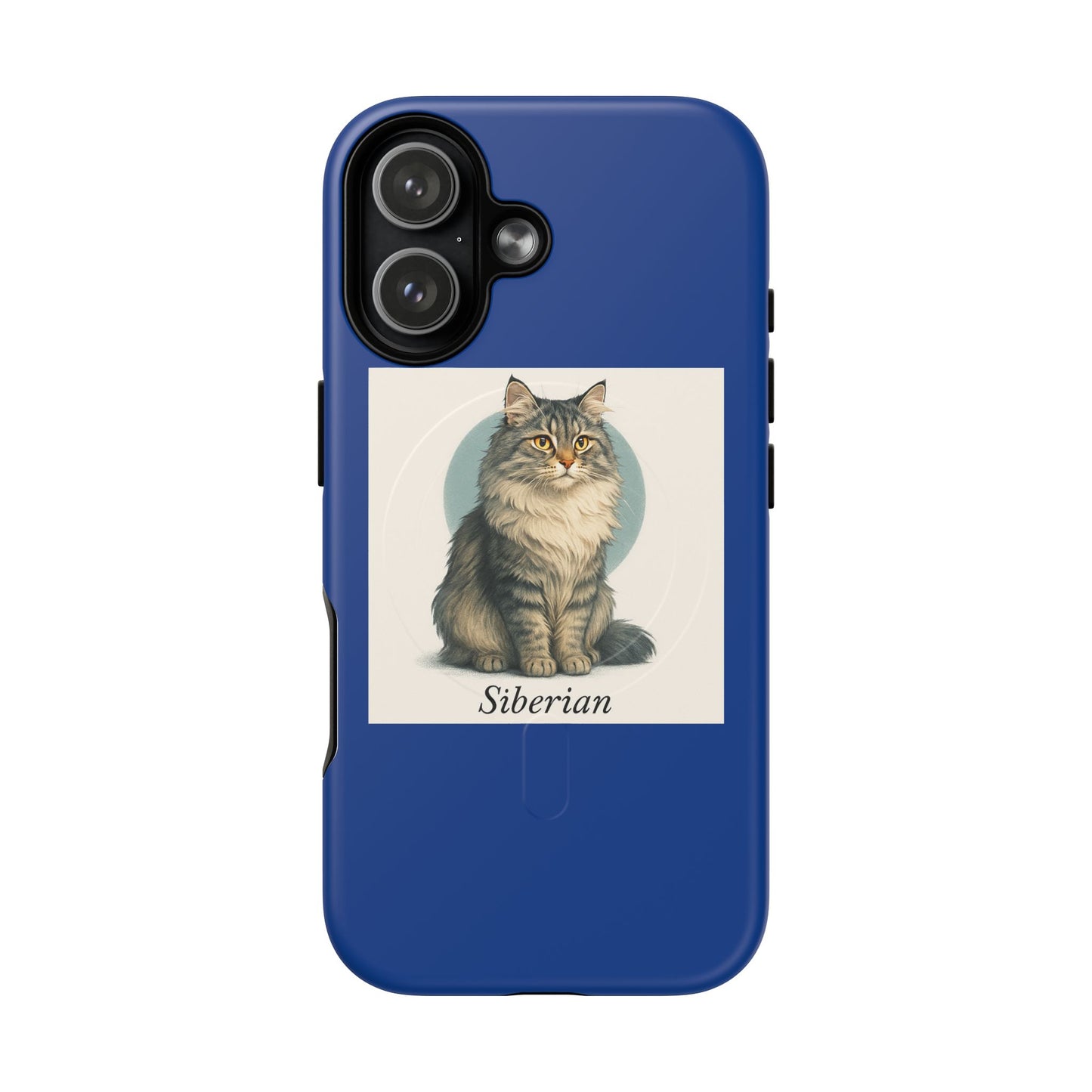 Siberian Cat Magnetic Phone Case, Tough Magnetic Cases, Pet Lover Gift, Cat Mom Present, Cute Animal Accessories, Tech Protection