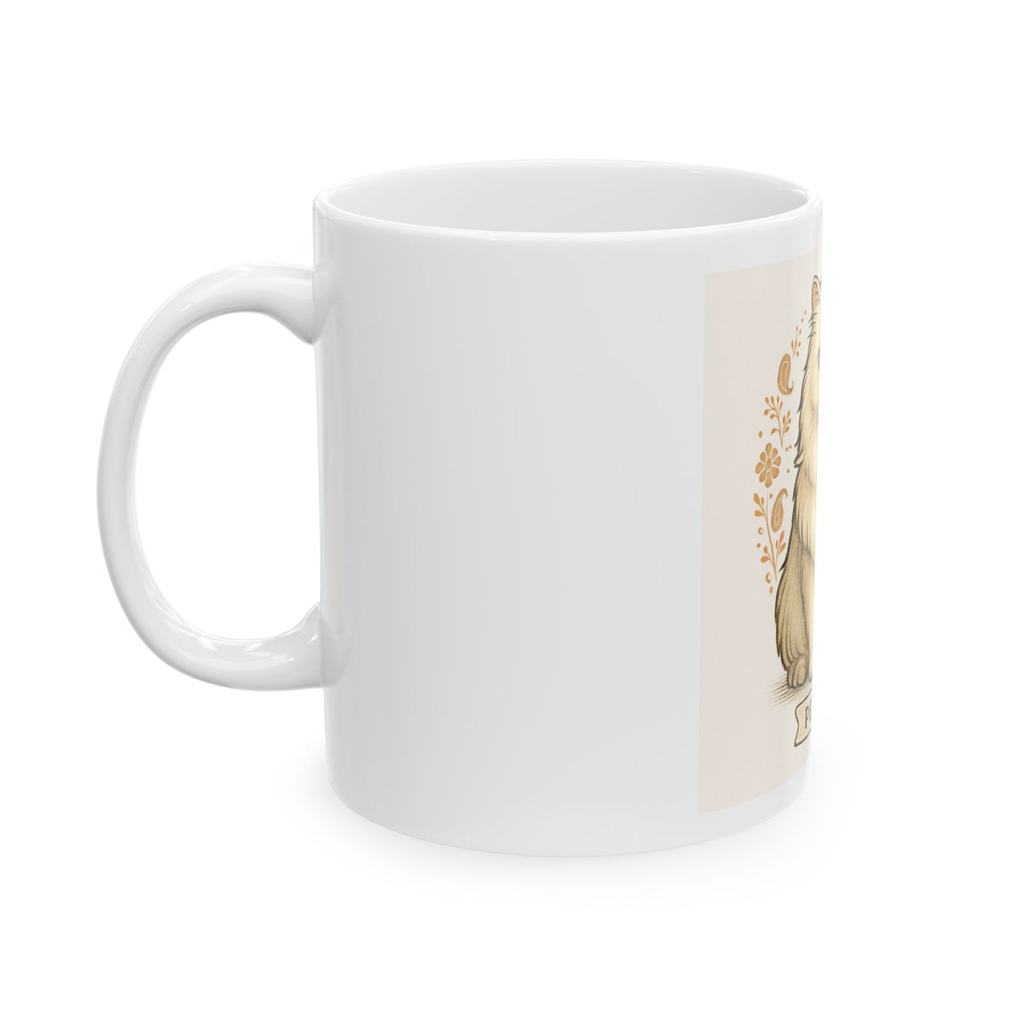 Persian Cat Ceramic Mug - Cute Cat Lover Gift, Coffee Cup for Pet Owners, Animal Lover's Kitchen Decor, Cute Cat Mug