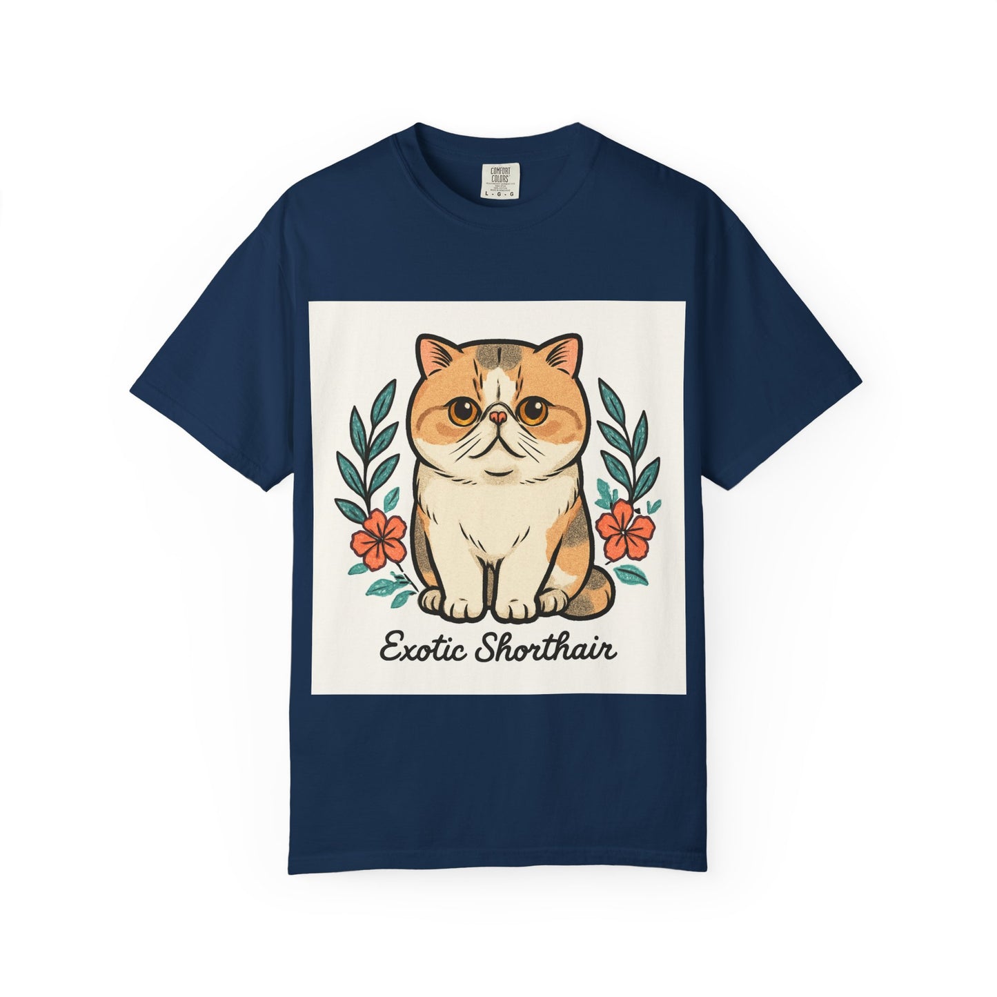 Exotic Shorthair Cat T-Shirt, Cute Cat Lover Gift, Vintage Style Tee, Animal Lover Apparel, Gift for Pet Owners, Birthday Gift