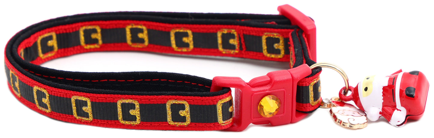 Here Comes Santa Claus Breakaway Cat Collar