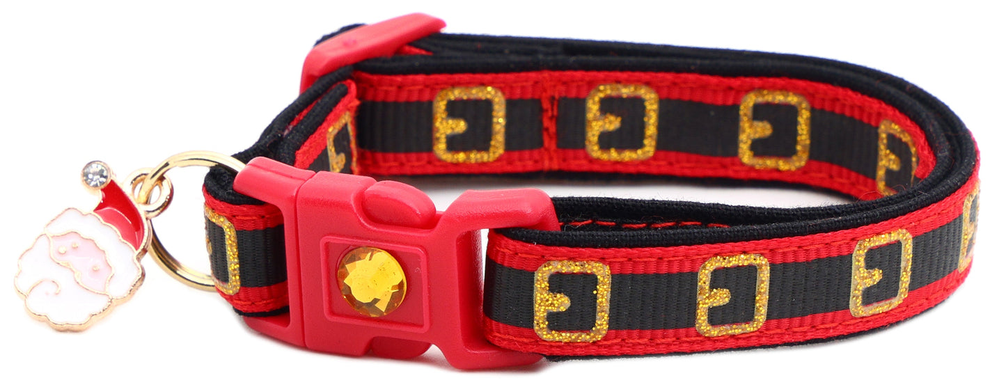 Here Comes Santa Claus Breakaway Cat Collar