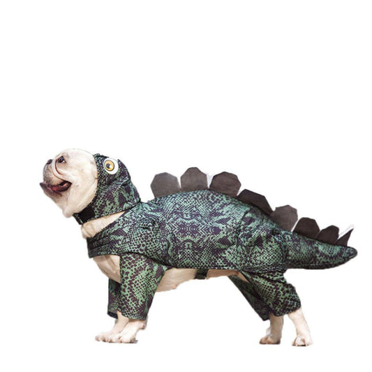 Bunnylicious Dino Dress: Adorable Pet Dinosaur Clothes For Fashionable Females-0