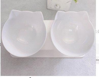 Cat Double Bowl - The Perfect Companion For Your Feline Friend