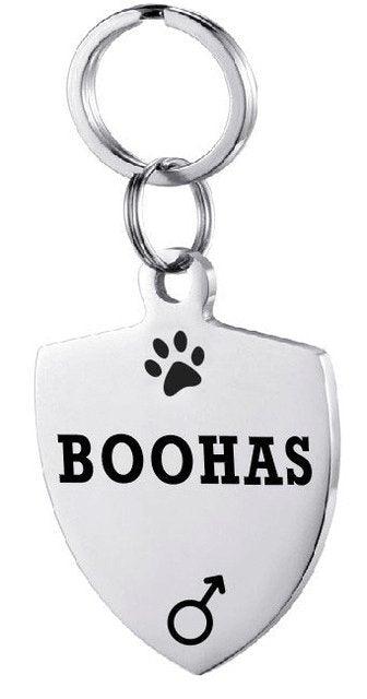 Custom Engraved Stainless Steel Pet Id Tag