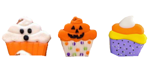 Halloween Cupcakes Dog Treats (Qty 12)